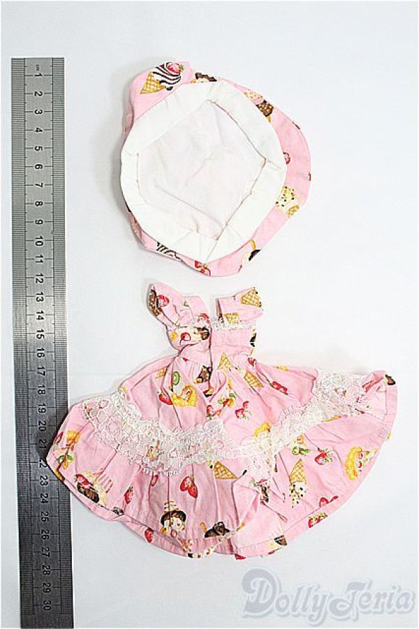 画像2: pullip/OF お菓子柄ドレス I-25-03-23-3113-TO-ZI (2)