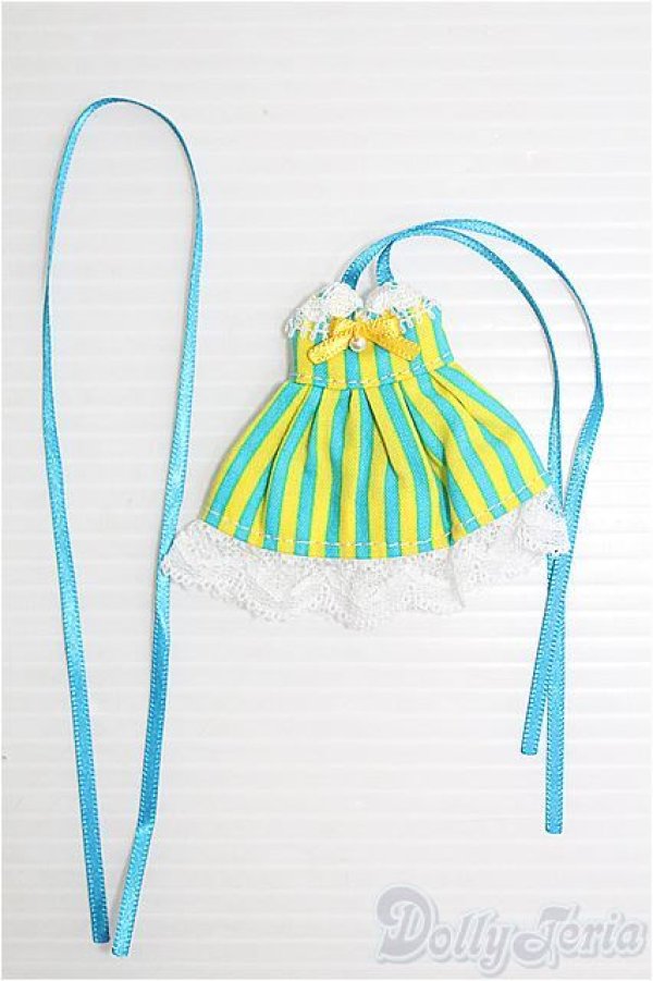 画像1: 【SALE】オビツ11/OF ストライプ肩紐ワンピ I-25-02-02-2125-TO-ZI (1)