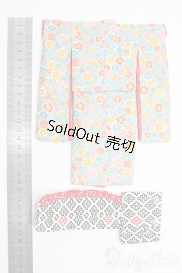 画像2: 1/6ドール(22-25cm)/OF 着物セット(花) I-25-05-18-3130-TO-ZI (2)