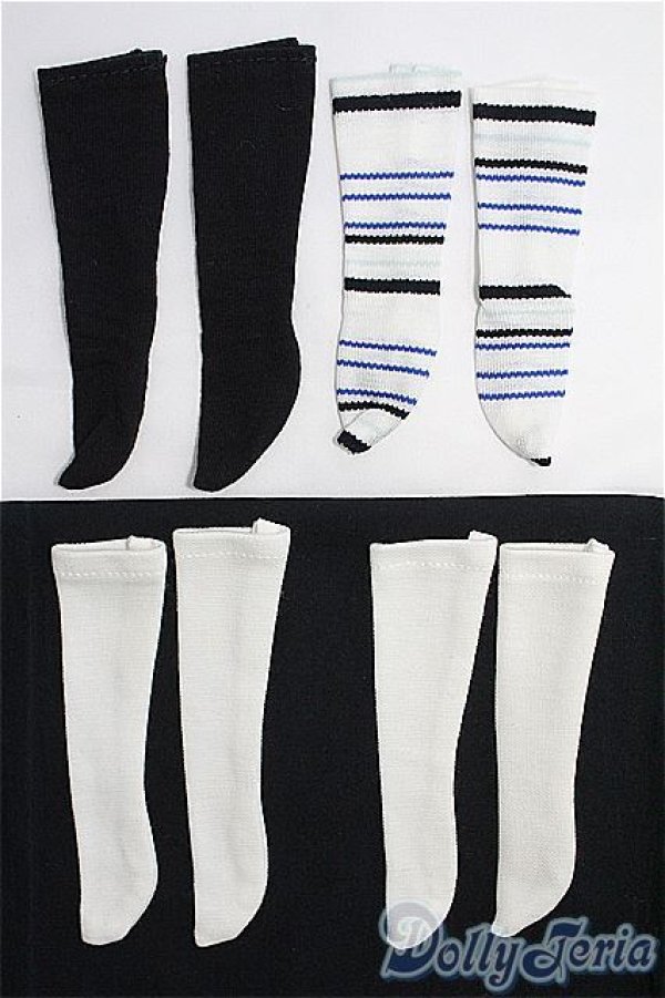 画像1: 30cmドール/OF ソックス4点 I-25-02-23-3115-TO-ZI (1)