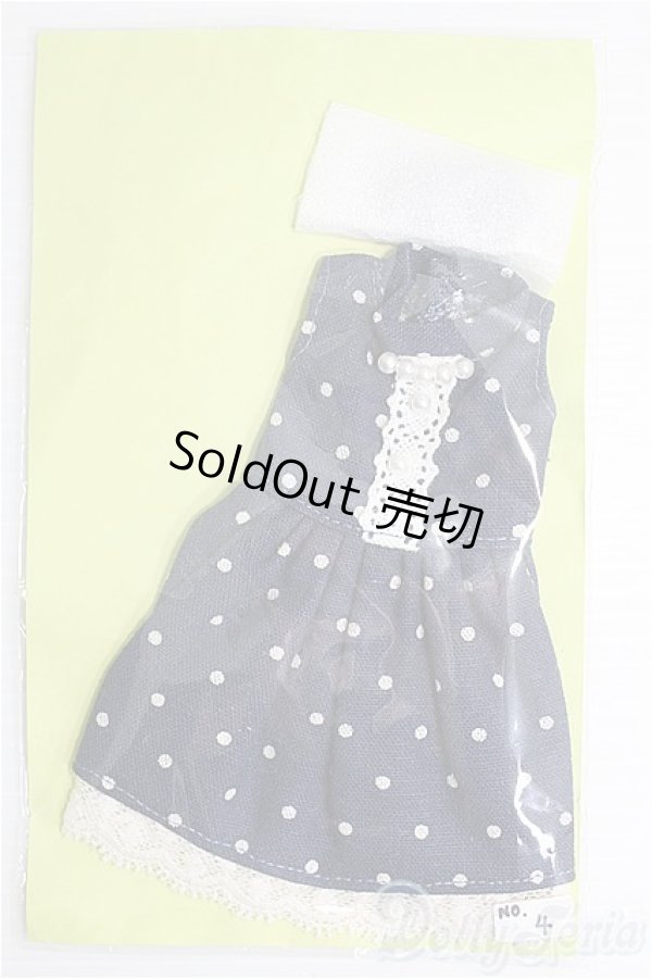 画像1: 【SALE】1/6ドール(22cm)/OF ワンピースセット(ドットｘノースリーブ) I-24-11-03-2146-TO-ZI (1)