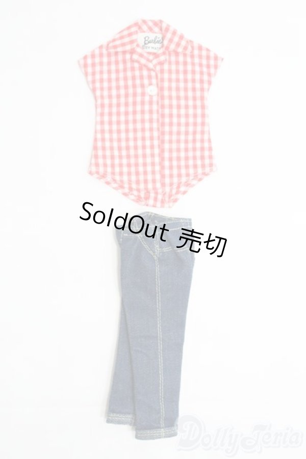 画像1: バービー/OF：チェックシャツ+デニム I-25-05-11-2081-TN-ZI (1)