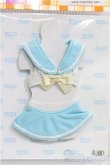 画像1: 【SALE】PNS/OF セーラービキニセット(ホワイトｘライトブルー) I-24-11-24-1123-TO-ZI (1)