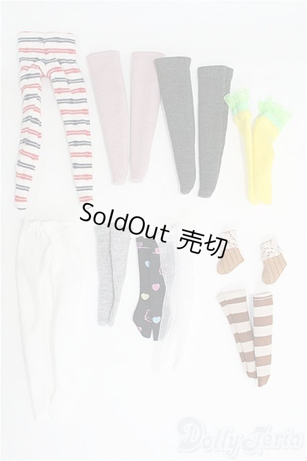 画像1: 22〜24ｃｍドール/ソックス・タイツ10点セット/0 I-25-08-10-045-TN-ZI (1)
