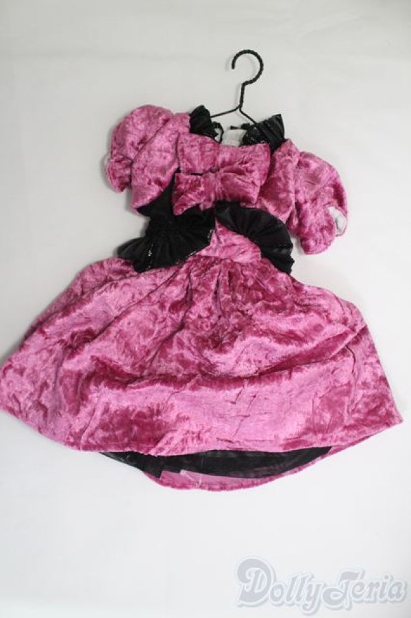 画像1: DD/OF ドレス(ピンクx黒)/0 I-25-07-20-242-TN-ZI (1)