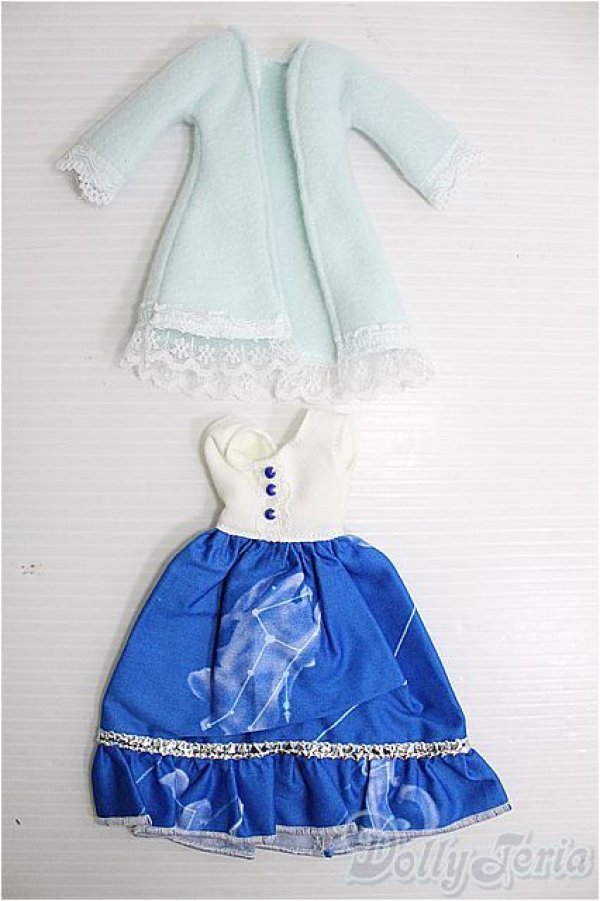 画像1: 【SALE】1/6(27cm)ドール/OF 衣装セット(ワンピース+コート) I-24-11-17-2174-TO-ZI (1)