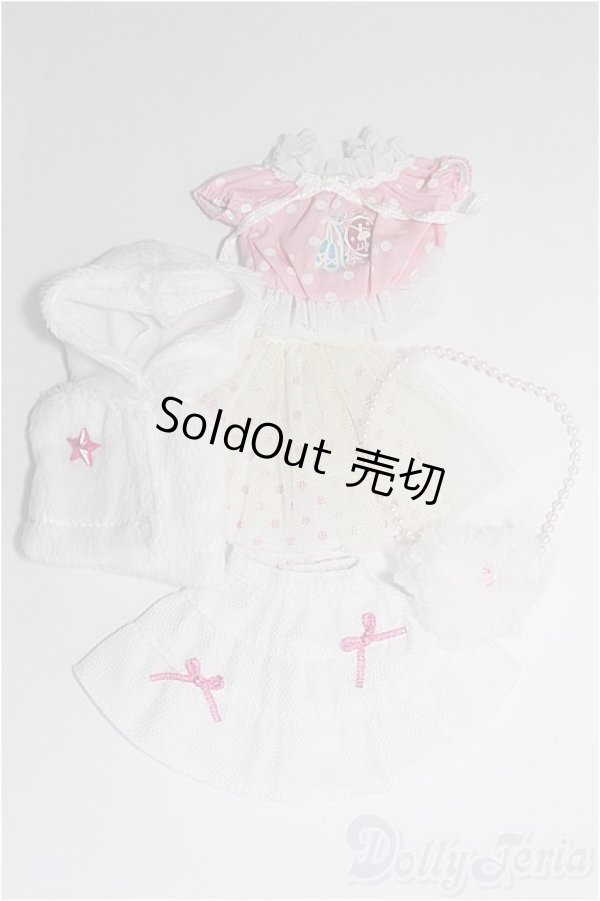 画像1: リカちゃん/OF 衣装セット(ピンクブラウス、スカート+パーカー、ピンクドットスカート) I-25-01-12-2148-TO-ZI (1)