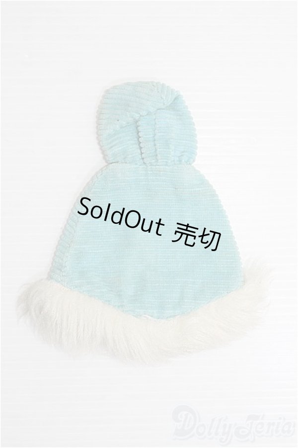画像2: フランシー/ヴィンテージOF：blue cape poncho coat I-25-01-05-2149-TO-ZI (2)