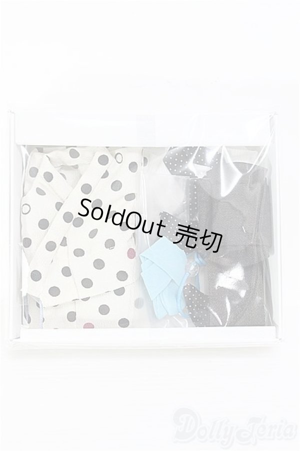 画像1: 杏/着物セット：ドット I-25-06-15-1089-TN-ZI (1)