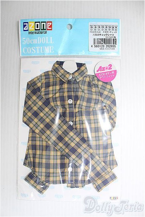 画像1: azone/AZO2チェックシャツ I-25-01-12-3123-TN-ZI (1)