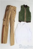 画像1: SD13BOY/OF：衣装セット：カーゴパンツ＆緑ベスト I-25-01-05-2057-TN-ZI (1)