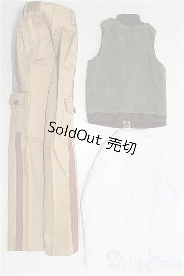 画像2: SD13BOY/OF：衣装セット：カーゴパンツ＆緑ベスト/ I-25-08-03-357-TN-ZI (2)