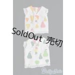 画像: 1/6ドール/OF ：洋梨ノースリーブ2点セット I-25-05-11-3120-TO-ZI