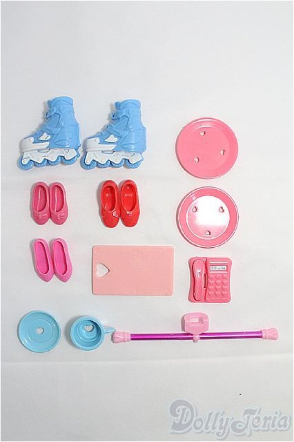 画像1: 22cmドール/靴など小物セット/ I-25-11-30-434-KD-ZI (1)