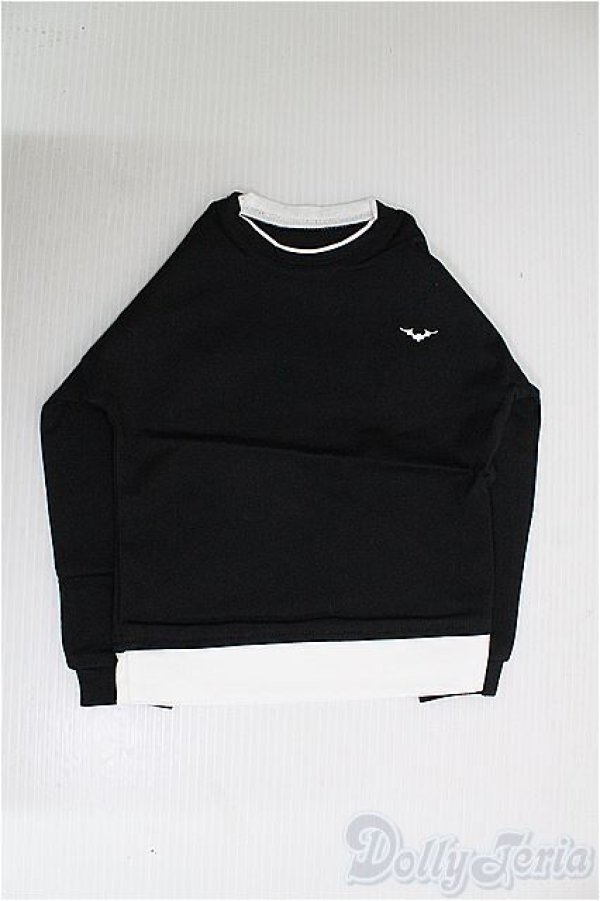 画像1: 【SALE】70cmドール/OF：レイヤード風Tシャツ I-24-12-01-2096-TN-ZI (1)