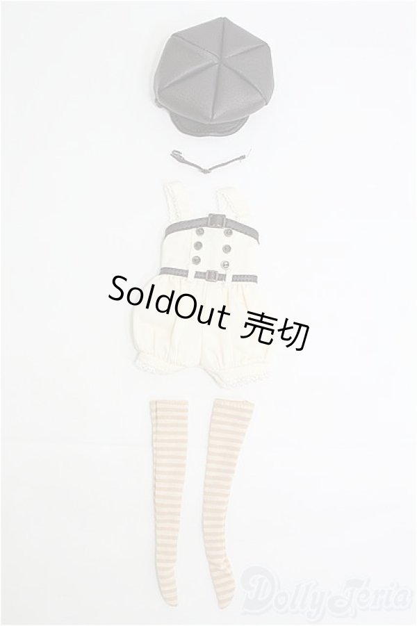 画像1: azone/OF：PNXSおでかけキャスケット&サロペットパンツset I-25-02-16-2100-TN-ZI (1)