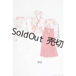 画像: MSD/OF ミニ丈着物・袴Set(赤香) I-25-03-30-1086-TO-ZI