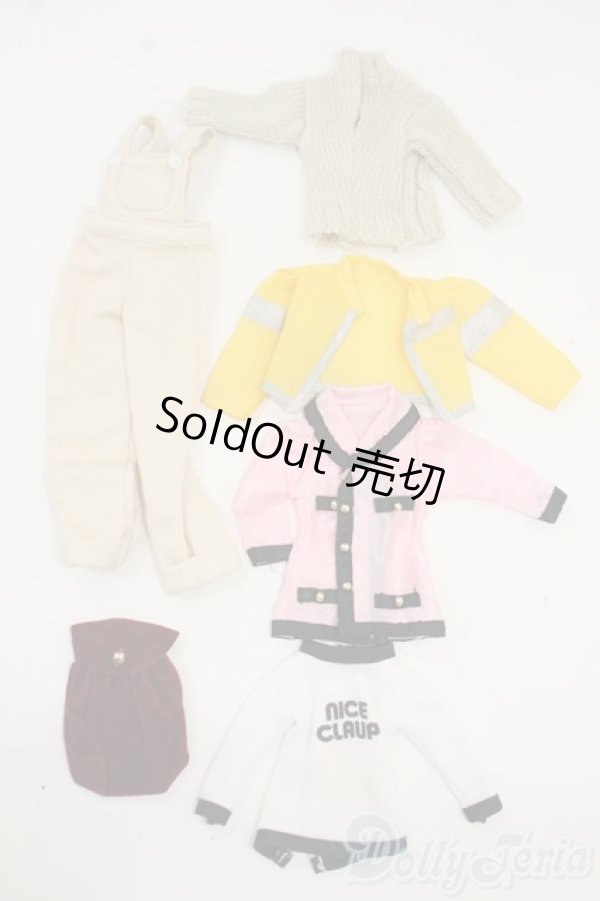 画像1: 1/6(30cm)ドール/OF オーバーオールなど衣装バラセット Y-25-12-03-295-TO-ZY (1)