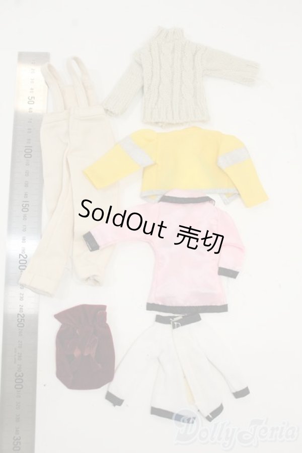 画像2: 1/6(30cm)ドール/OF オーバーオールなど衣装バラセット Y-25-12-03-295-TO-ZY (2)