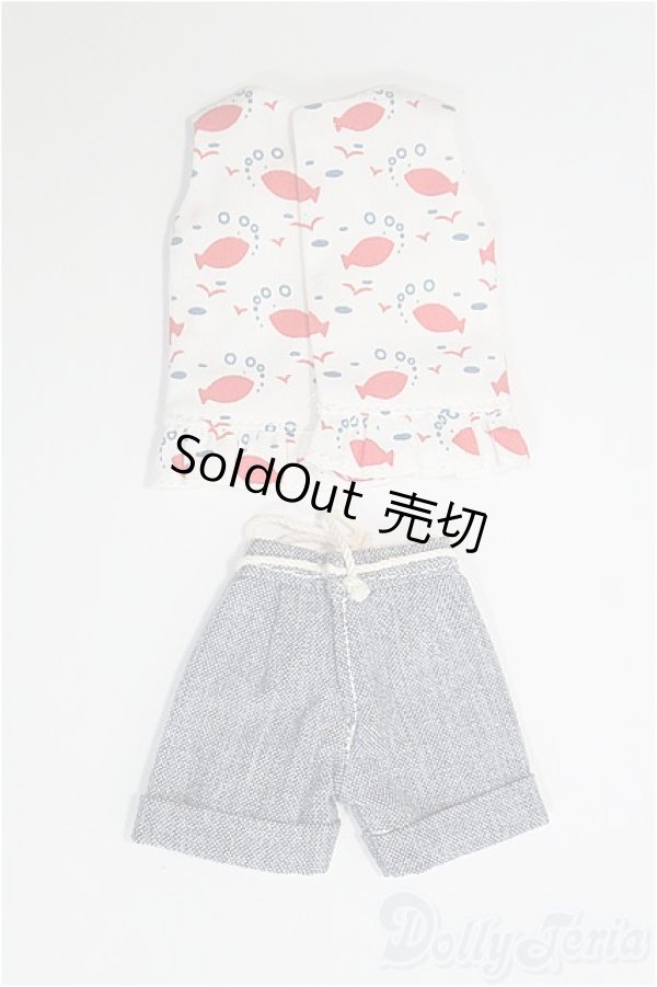 画像2: 1/6(22cm)ドール/OF フィッシュ柄トップス衣装セット I-25-01-12-2152-TO-ZI (2)