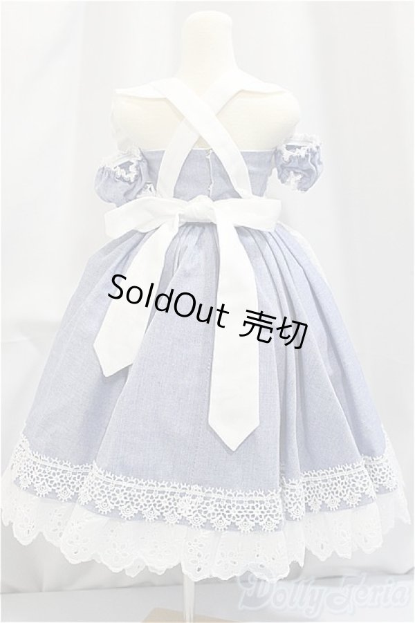 画像2: DD/OF：繻子乙女製夏のさわやかメイド服セット/ A-25-02-19-407-TN-ZA (2)