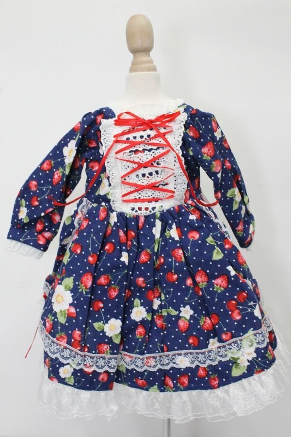 画像1: ＭDD/OF：編み上げワンピース S-25-03-09-419-GN-ZS (1)