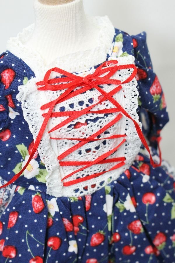 画像4: ＭDD/OF：編み上げワンピース S-25-03-09-419-GN-ZS (4)