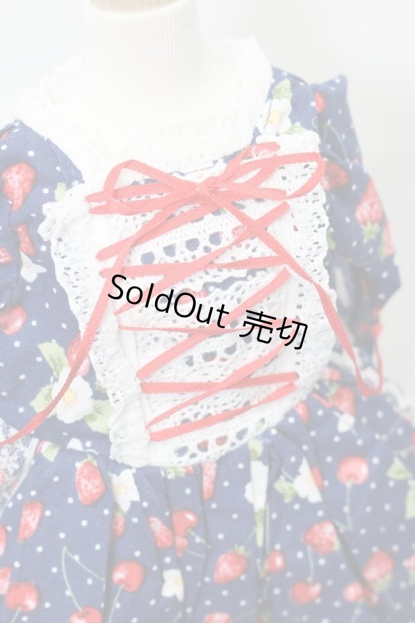 画像4: ＭDD/OF：編み上げワンピース S-25-03-09-419-GN-ZS (4)