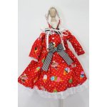 画像: ＭDD/OF：アイス柄ワンピース S-25-03-09-413-GN-ZS