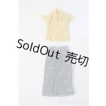 画像: オビツ24サイズ/OF：イエローチェックシャツ・ライトジーンズ Y-25-05-28-213-YD-ZY