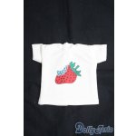 画像: オビツ24サイズ/OF：いちご柄ビッグTシャツ I-25-05-25-3128-TO-ZI