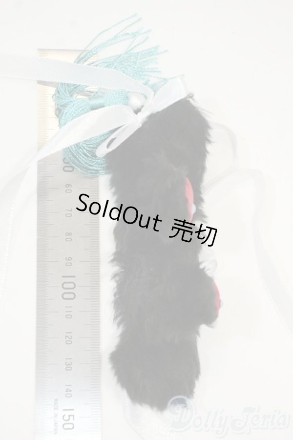 画像2: SD/OF：ねこみみヘッドドレス・タッセル・黒 Y-25-12-03-278-TO-ZY (2)