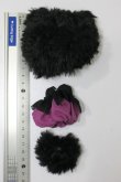 画像2: 11cmドール/OF：ディーラー製衣装セット・黒紫 S-23-12-20-090-KD-ZS (2)