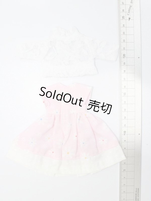 画像2: ネオブライスサイズ/OF:花柄ワンピース&ボレロセット(ピンク×白) S-25-07-13-399-GN-ZS (2)