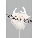 画像: MSD/OF:カチューシャ(角パーツ付)flower.B様製 S-25-10-05-353-GN-ZS