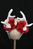 画像3: MSD/OF:カチューシャ(角パーツ付)flower.B様製 S-25-04-27-322-GN-ZS (3)