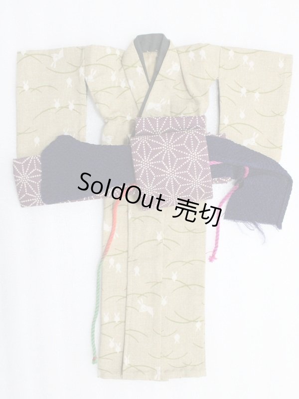 画像1: 30ｃｍ/バービーサイズ/OF:着物 S-23-12-16-074-KD-ZS (1)