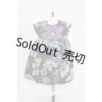 画像: リカちゃん/OF:ワンピース(花柄/黒) S-25-09-28-321-GN-ZS