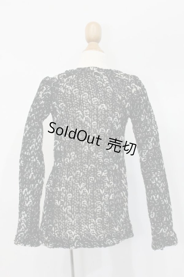 画像3: SD13BOY/OF:ニットトップス(黒×白):TREE Design製 S-25-11-16-568-GN-ZS (3)