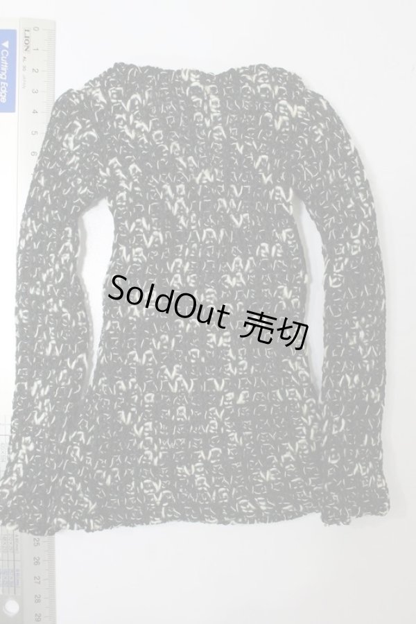 画像6: SD13BOY/OF:ニットトップス(黒×白):TREE Design製 S-25-11-16-568-GN-ZS (6)