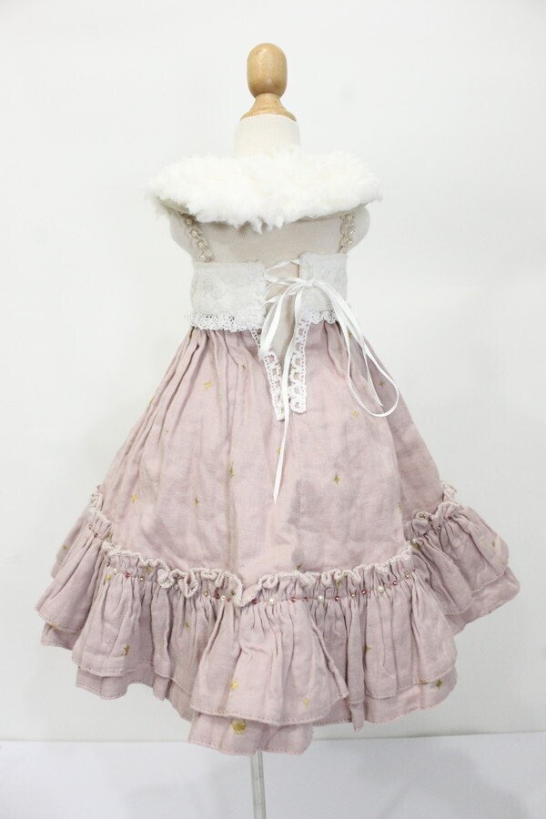 画像4: SD/OF:淡色ノースリーブワンピースセット S-25-11-30-392-GN-ZS (4)