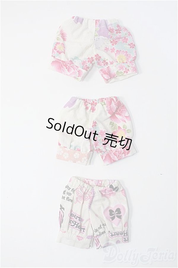 画像1: MSD/OF：柄ショートパンツセット Y-24-12-25-089-TN-ZY (1)