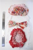 画像2: SD/和柄小物セット（ボンネット、ナイトキャップ、リボン） Y-24-12-11-132-TN-ZY (2)