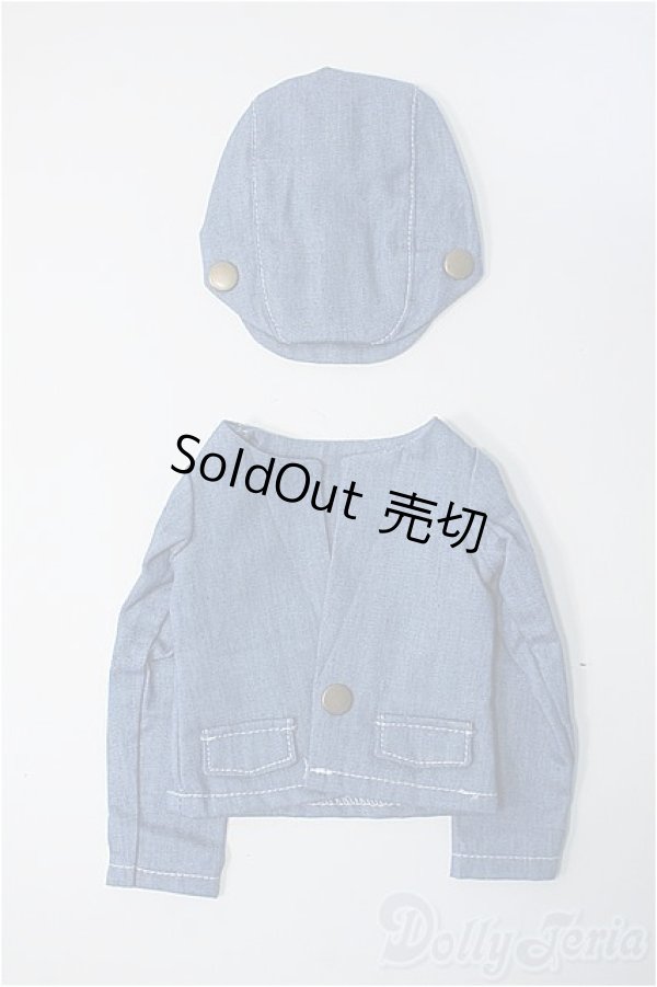 画像1: MSD/OF：デニム風衣装セット(帽子+ジャケット) Y-25-07-02-239-YD-ZY (1)