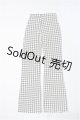 画像: SD13BOY/OF:千鳥格子柄パンツ Y-25-01-15-050-YB-ZY