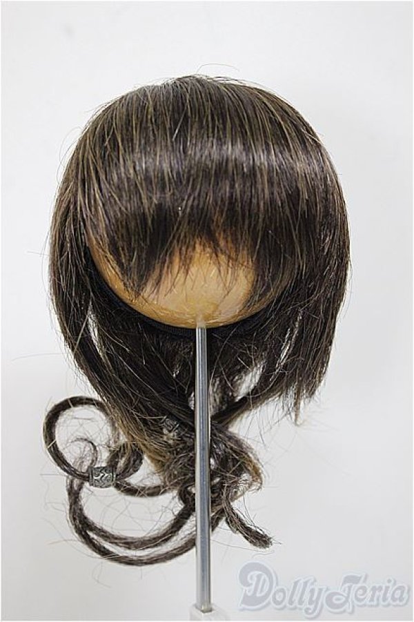 画像1: 9〜10inchウィッグ/ビーズ付きロング/インチ　BJD　MJD　ドール用 A-25-08-13-399-YB-ZA (1)