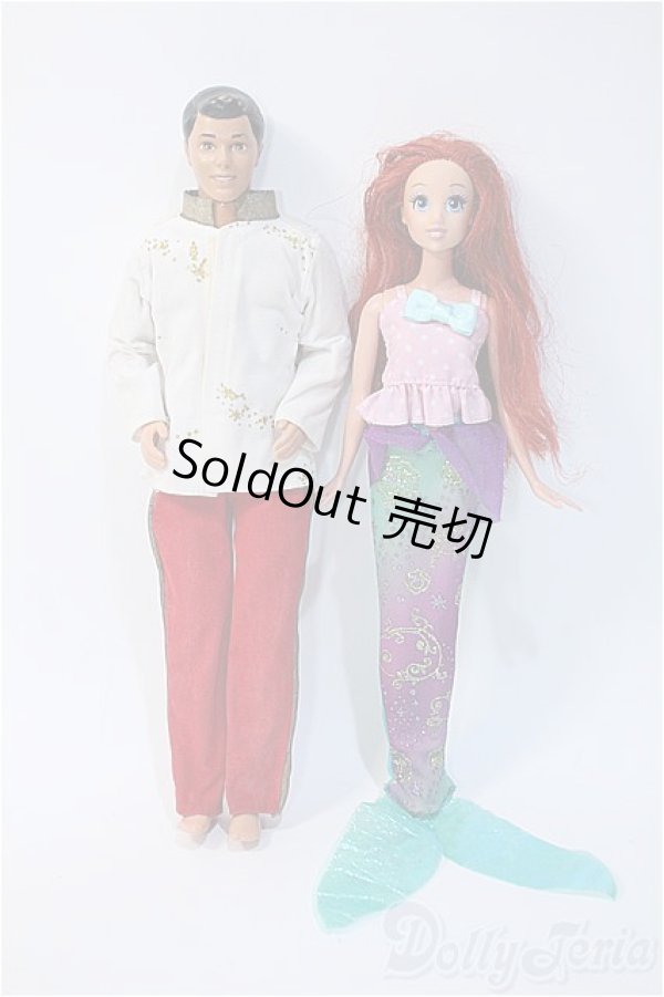 画像2: MATTEL/ディズニードール アリエル チャーミング王子 Y-25-02-26-264-YB-ZY (2)