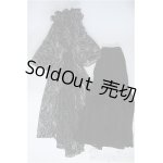 画像: SD/OFセット:黒系 ロングレースフリルガウン Y-24-12-11-143-YB-ZY