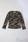 画像1: Iple house FID-M(49ｃｍ)OF:マルチカラーニット(Iple house製) Y-24-12-18-194-YB-ZY (1)