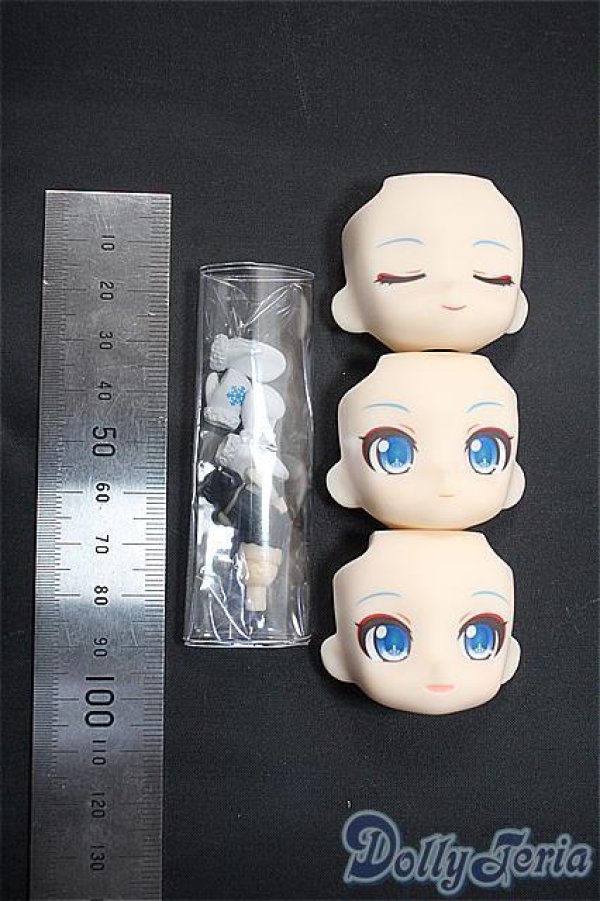 画像2: ねんどろいど/850:雪ミク タンチョウ巫女Ver. 顔パーツx3+他バラ ミクパーツのみ Y-25-01-29-056-YB-ZY (2)